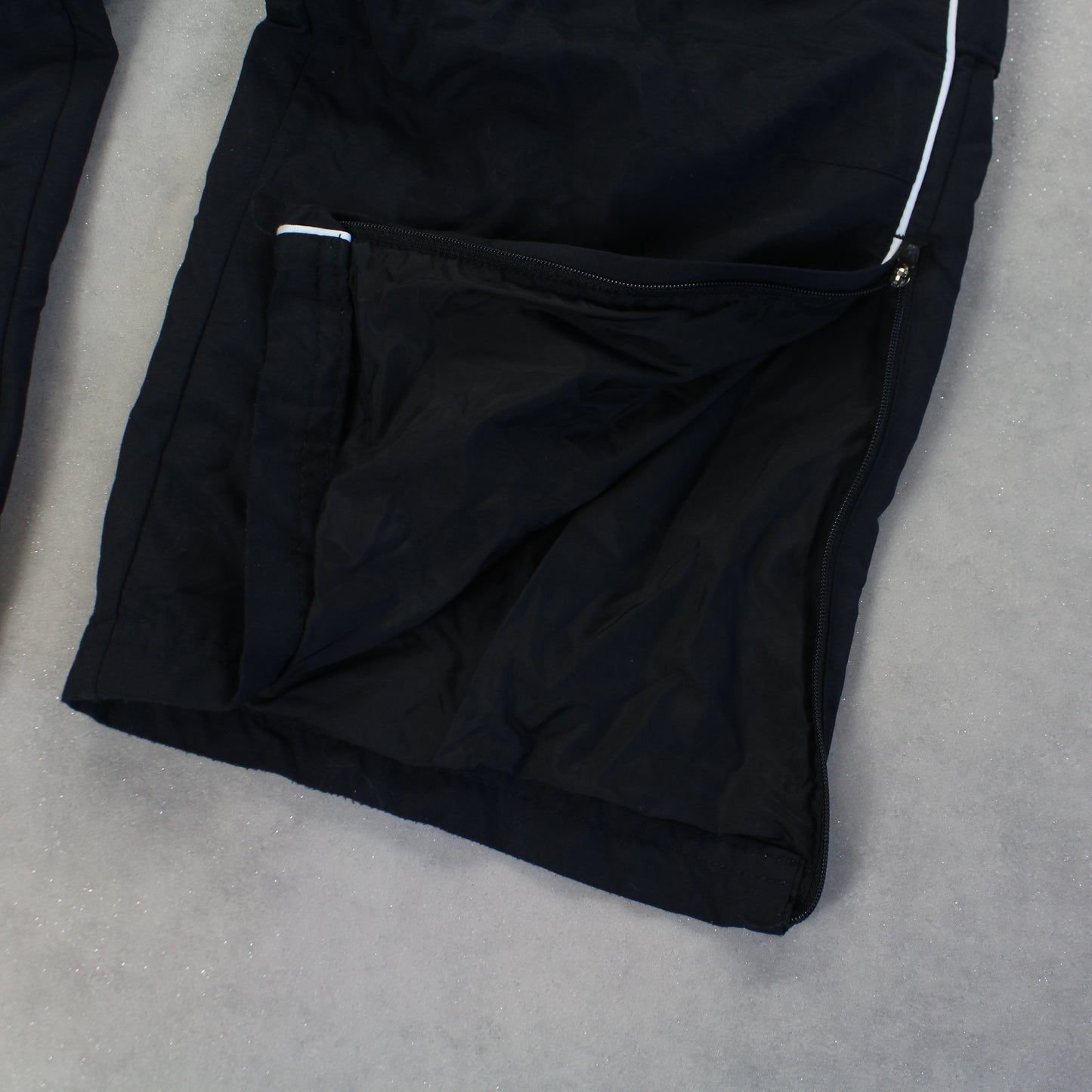 RARE 2000s Nike Short Leg Trackpants Black - (M)
