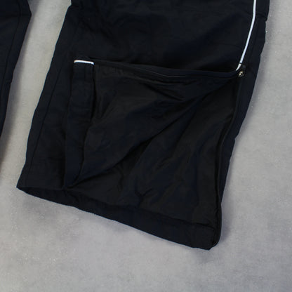 RARE 2000s Nike Short Leg Trackpants Black - (M)