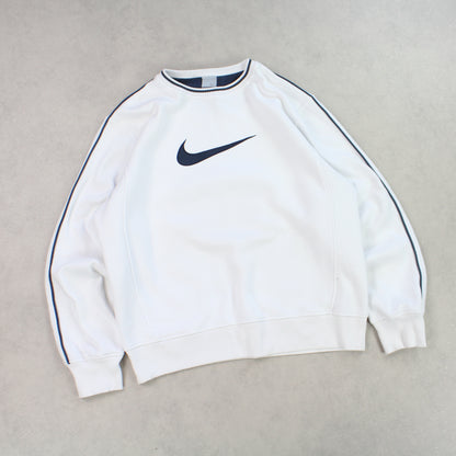 RARE 00s Nike Heavyweight Sweatshirt White - (S)