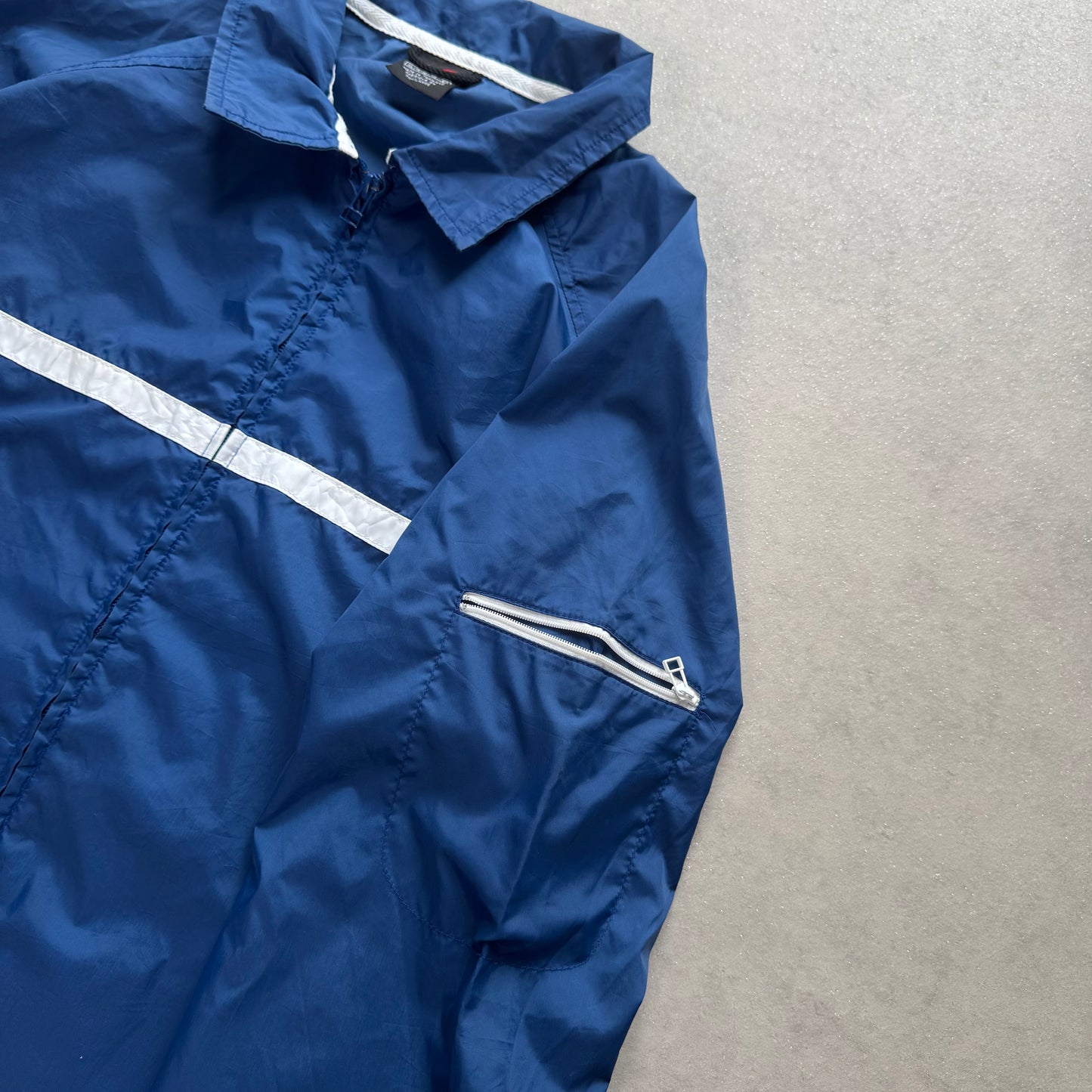 RARE 1990s Nike Track Jacket Blue - (L)