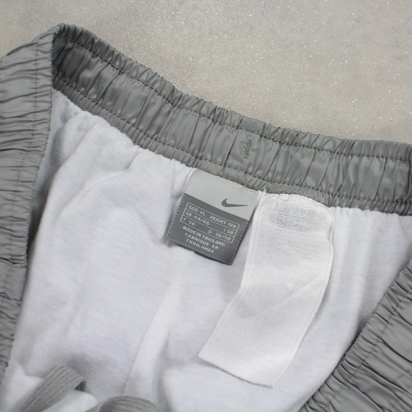 RARE 2000s Nike Trackpants Grey - (L)