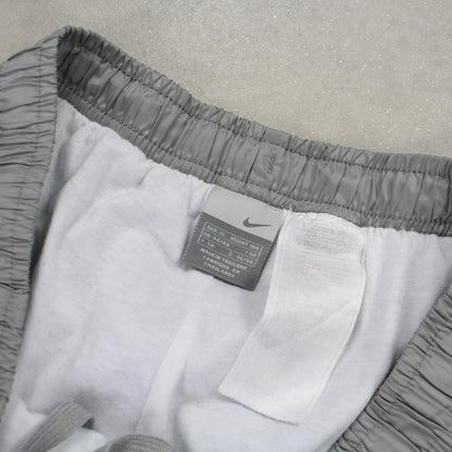 RARE 2000s Nike Trackpants Grey - (L)