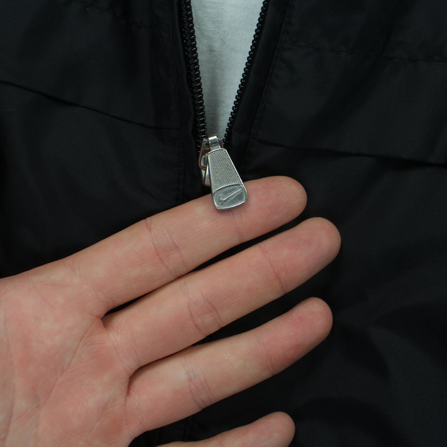 RARE 2000s Nike Track Jacket Black - (L)