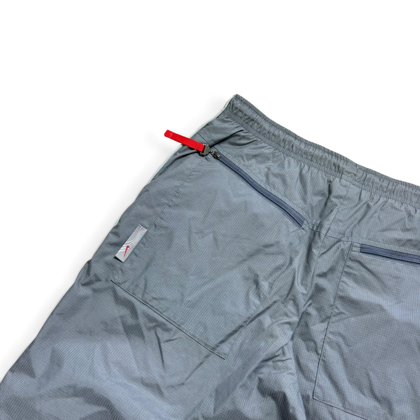 SUPER RARE 2000s Nike Hex Trackpants Grey - (S) | PREMIUM