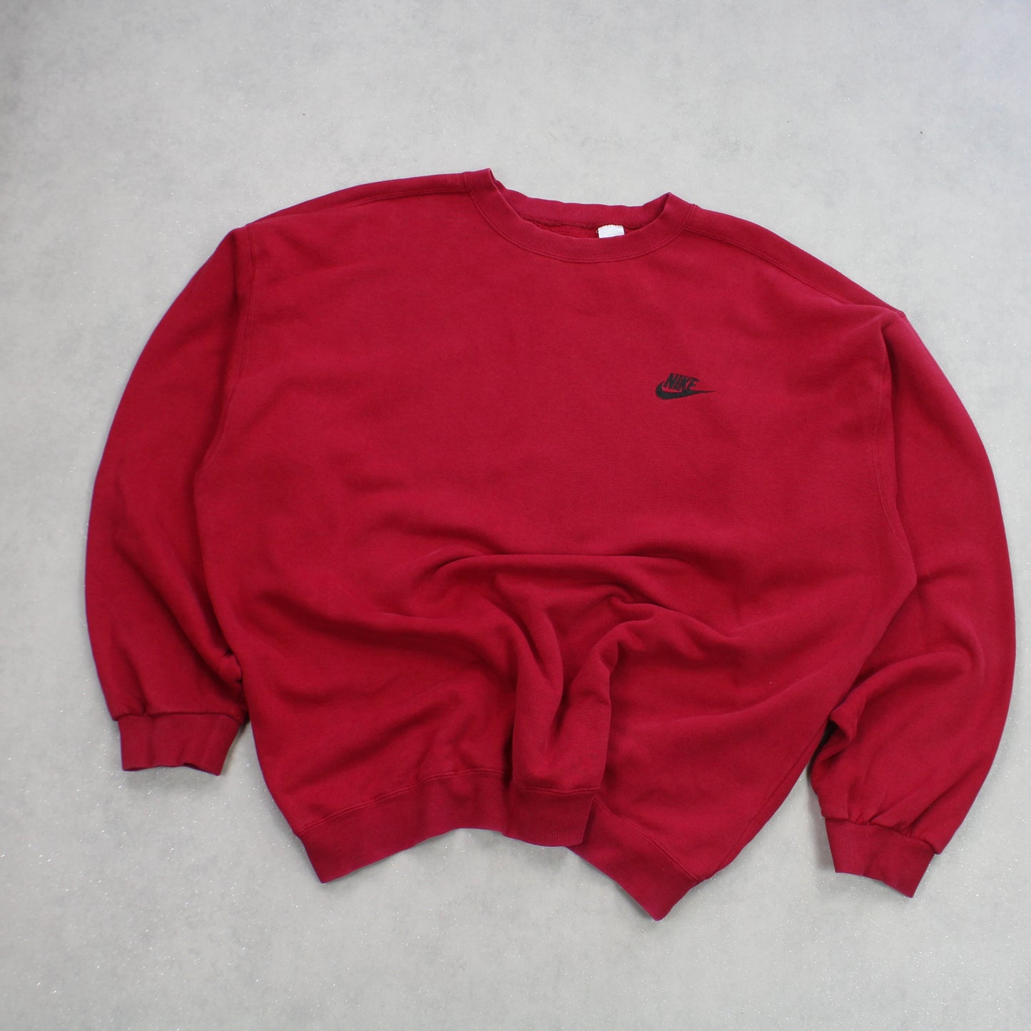 Vintage 1990s Nike Sweatshirt Red - (XL)