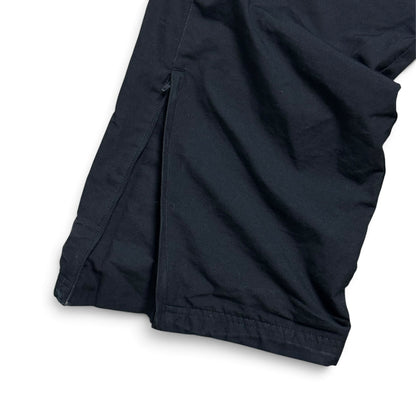 RARE 2000s Baggy Nike Trackpants Black - (XL)