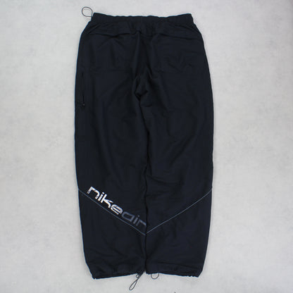 SUPER RARE Vintage 00s Nike Trackpants Black - (XL)