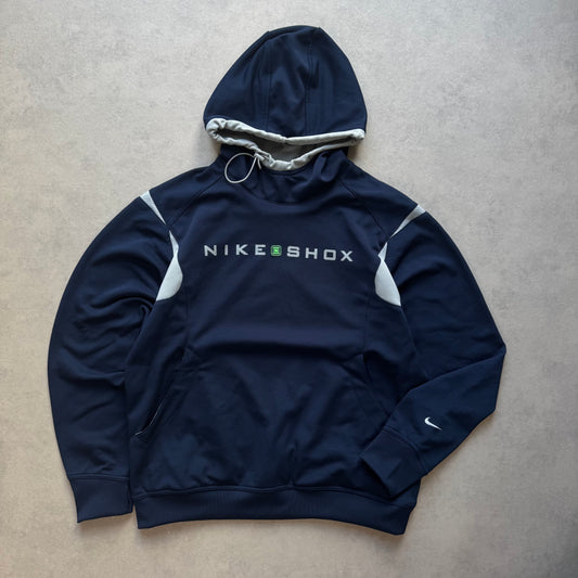 SUPER RARE 2000s Nike Shox Hoodie Black - (M)