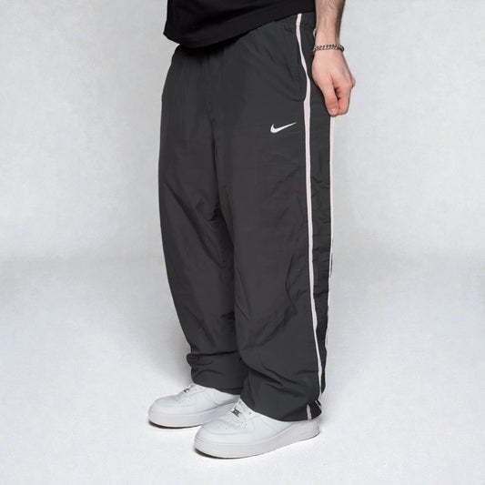 RARE 2000s Nike Trackpants Grey - (M)