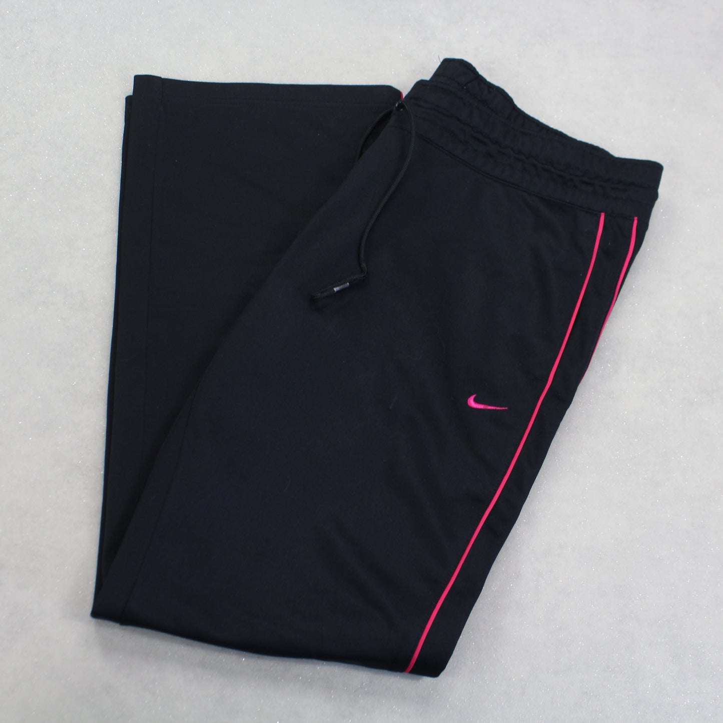 RARE Vintage 00s Nike Trackpants Black - (L)