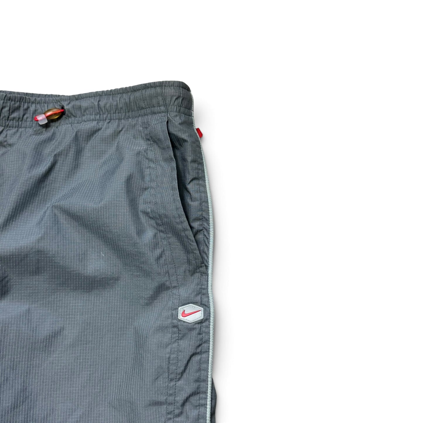 SUPER RARE 2000s Nike Hex Trackpants Grey - (S) | PREMIUM