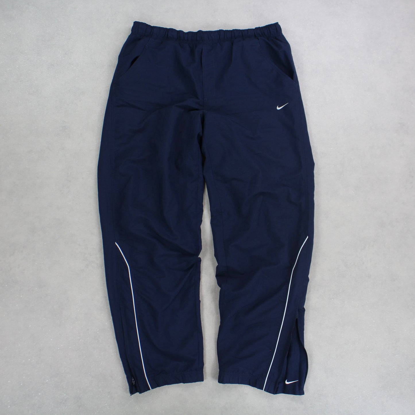 RARE 2000s Nike Trackpants Navy - (L)