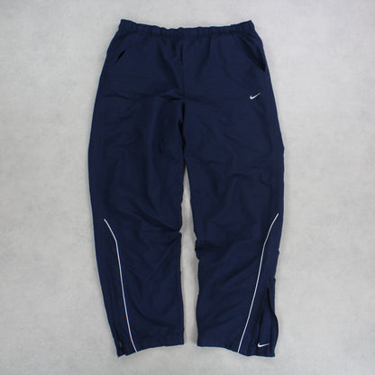 RARE 2000s Nike Trackpants Navy - (L)
