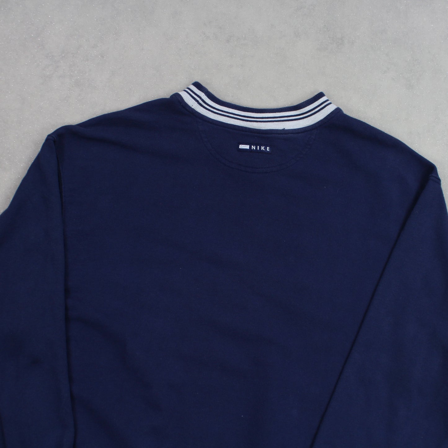 RARE Vintage 1990s Nike Swoosh Sweatshirt Navy - (S)