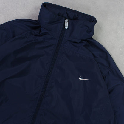 RARE 00s Nike Track Jacket Navy - (XL)