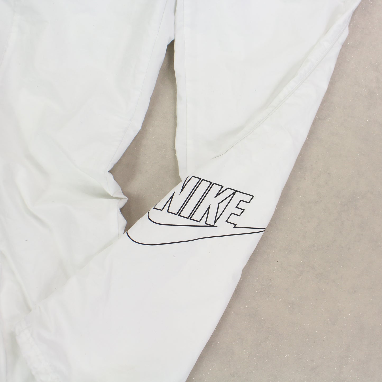 RARE 00s Nike Trackpants White - (L)