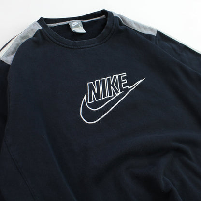 RARE 2000s Nike Sweatshirt Black - (L)