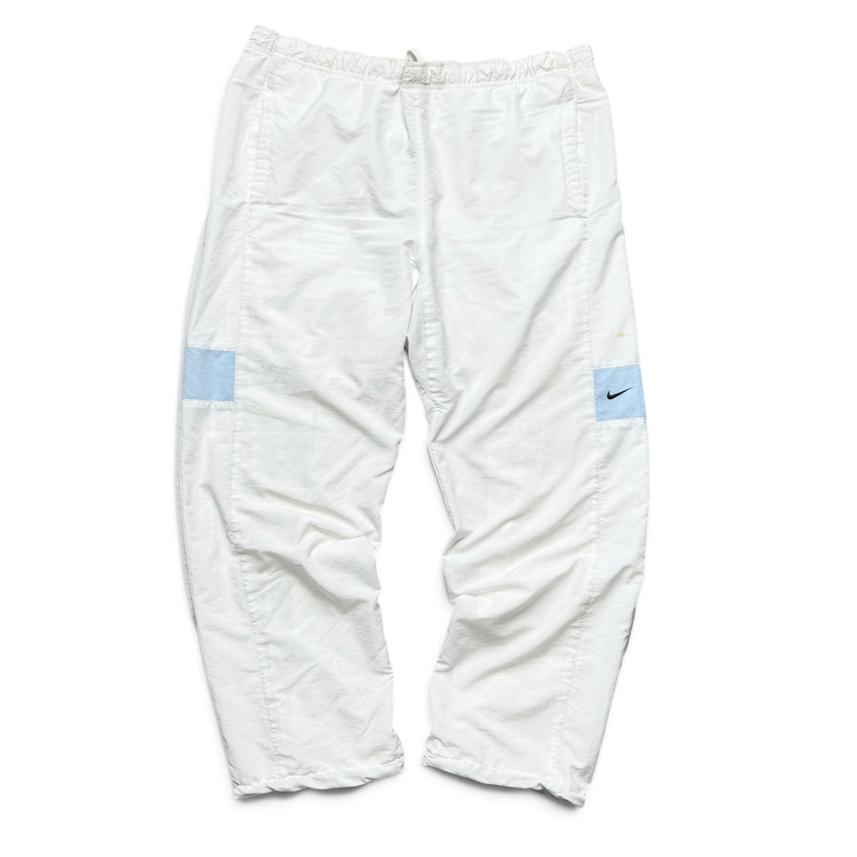 RARE 2000s Nike Trackpants White - (XL)