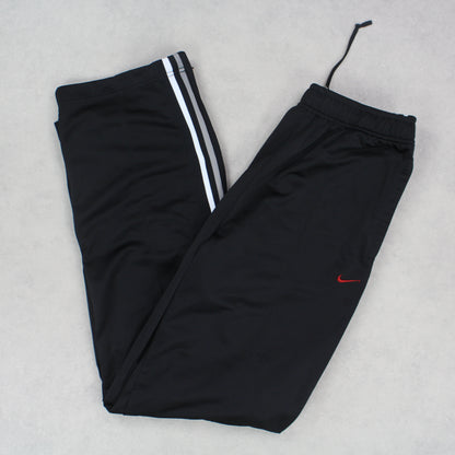 RARE Vintage 00s Nike Trackpants Black - (L)