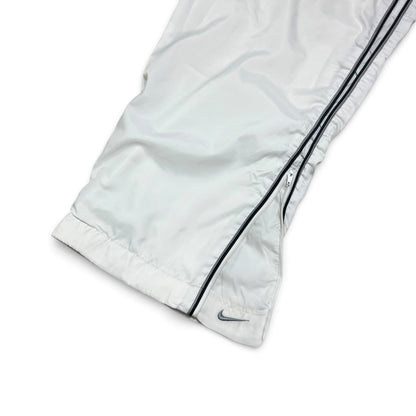 SUPER RARE 2000s Baggy Nike Trackpants White *PREMIUM* - (XL)