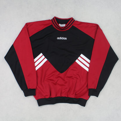 RARE Vintage 1990s Adidas Block Sweatshirt Black - (L)