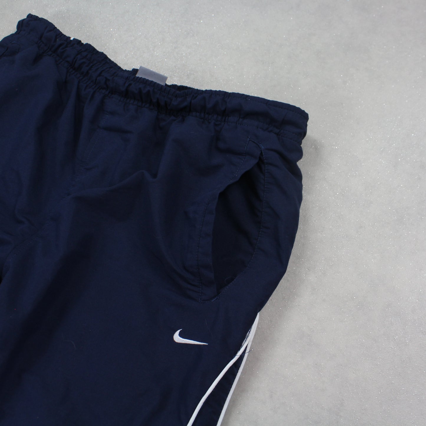 SUPER RARE 2000s Nike Trackpants Navy - (S)