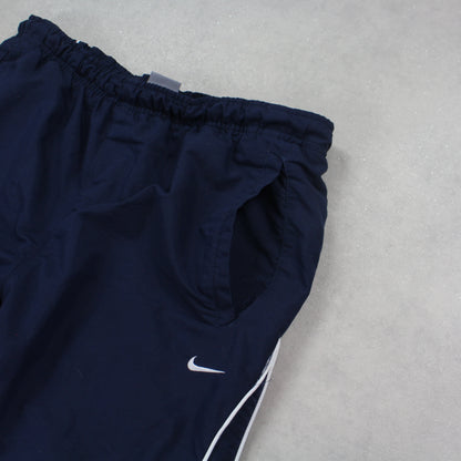 SUPER RARE 2000s Nike Trackpants Navy - (S)