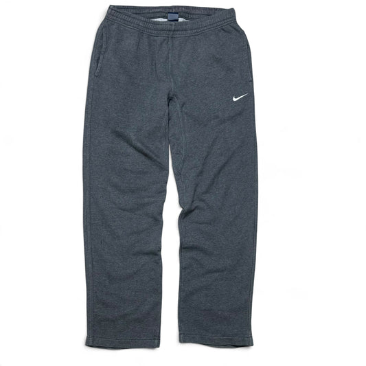 RARE 2000s Wide Leg Nike Joggers Grey - (M)