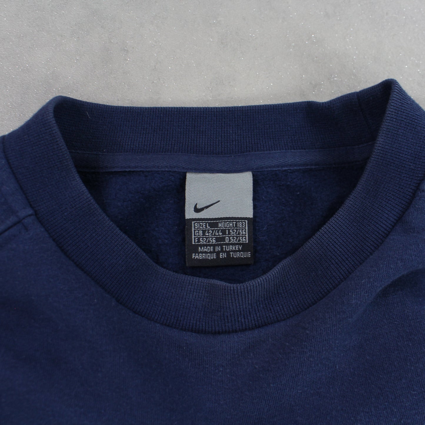 SUPER RARE 2000s Nike Town Sweatshirt Navy - (L)