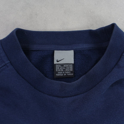 SUPER RARE 2000s Nike Town Sweatshirt Navy - (L)