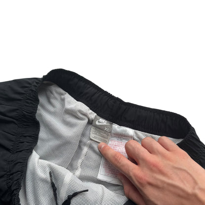 SUPER RARE 2000s Baggy Nike Trackpants Black - (XL)