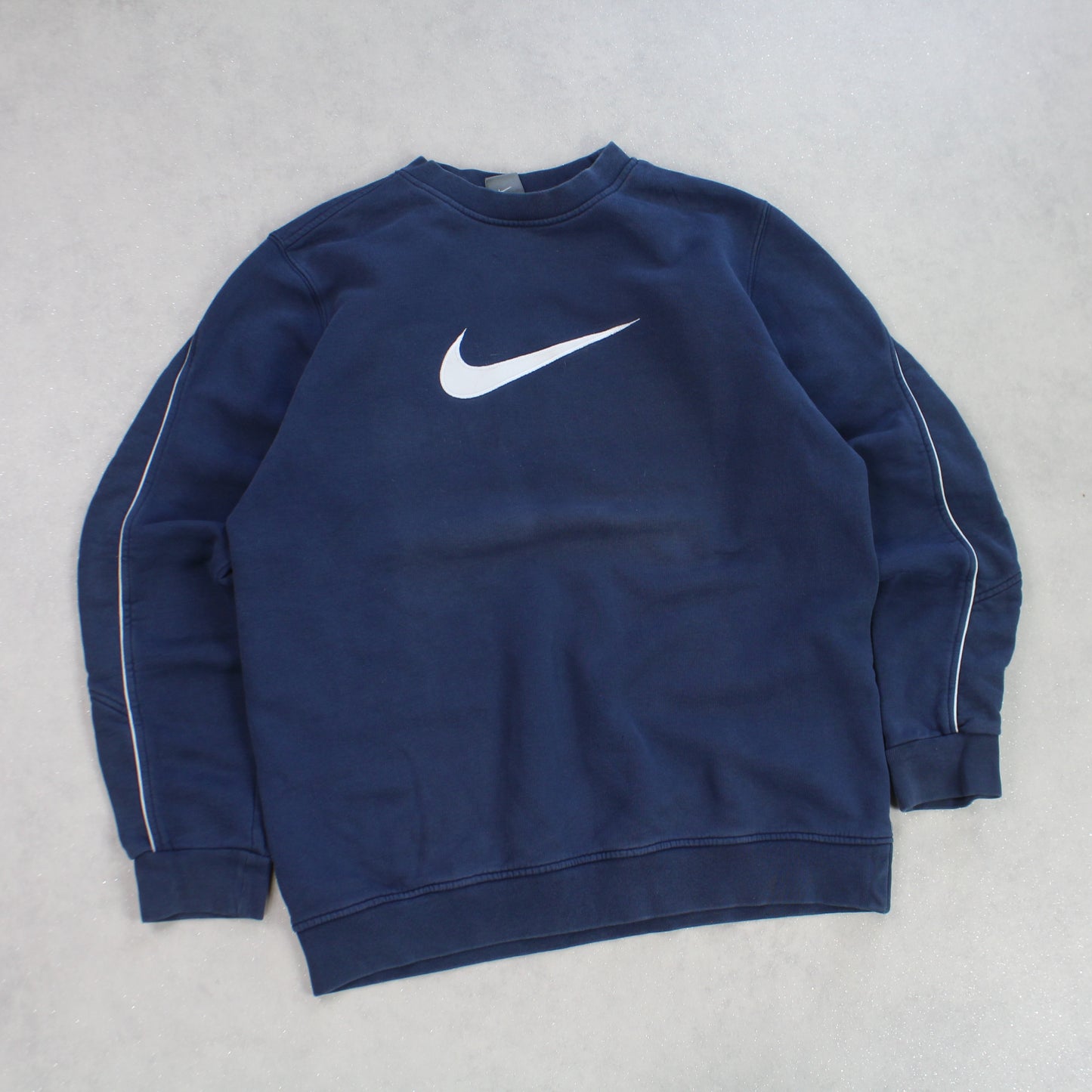 RARE Vintage 00s Nike Swoosh Sweatshirt Navy - (M)