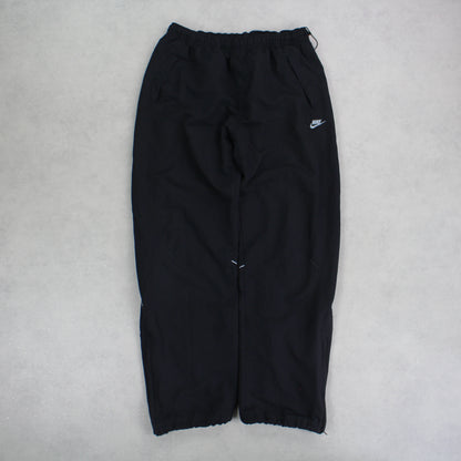 RARE 00s Nike Trackpants Black - (M)