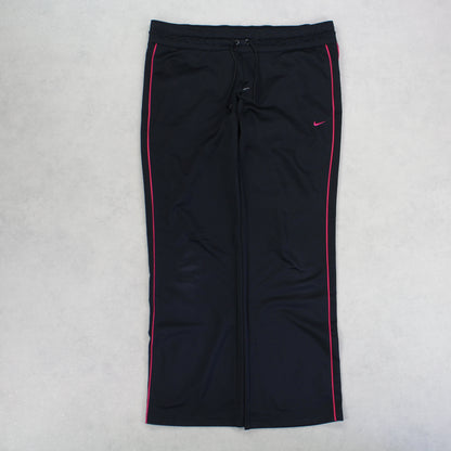 RARE Vintage 00s Nike Trackpants Black - (L)