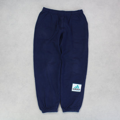 SUPER RARE 1990s Adidas EQT Joggers Navy - (S)