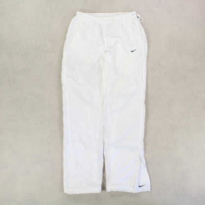 SUPER RARE 00s Nike Trackpants White - (M)