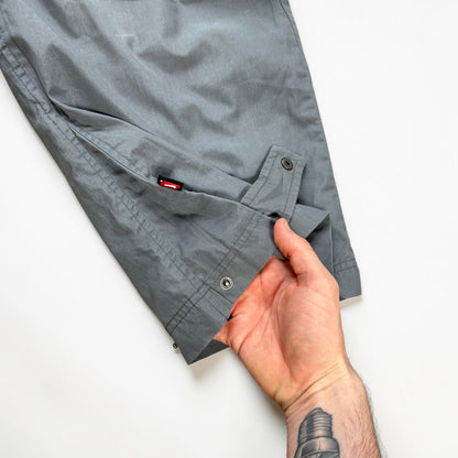 RARE 2000s Nike Trackpants Grey - (L)