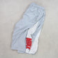 RARE 00s Nike Track 3/4 Shorts Grey - (L)