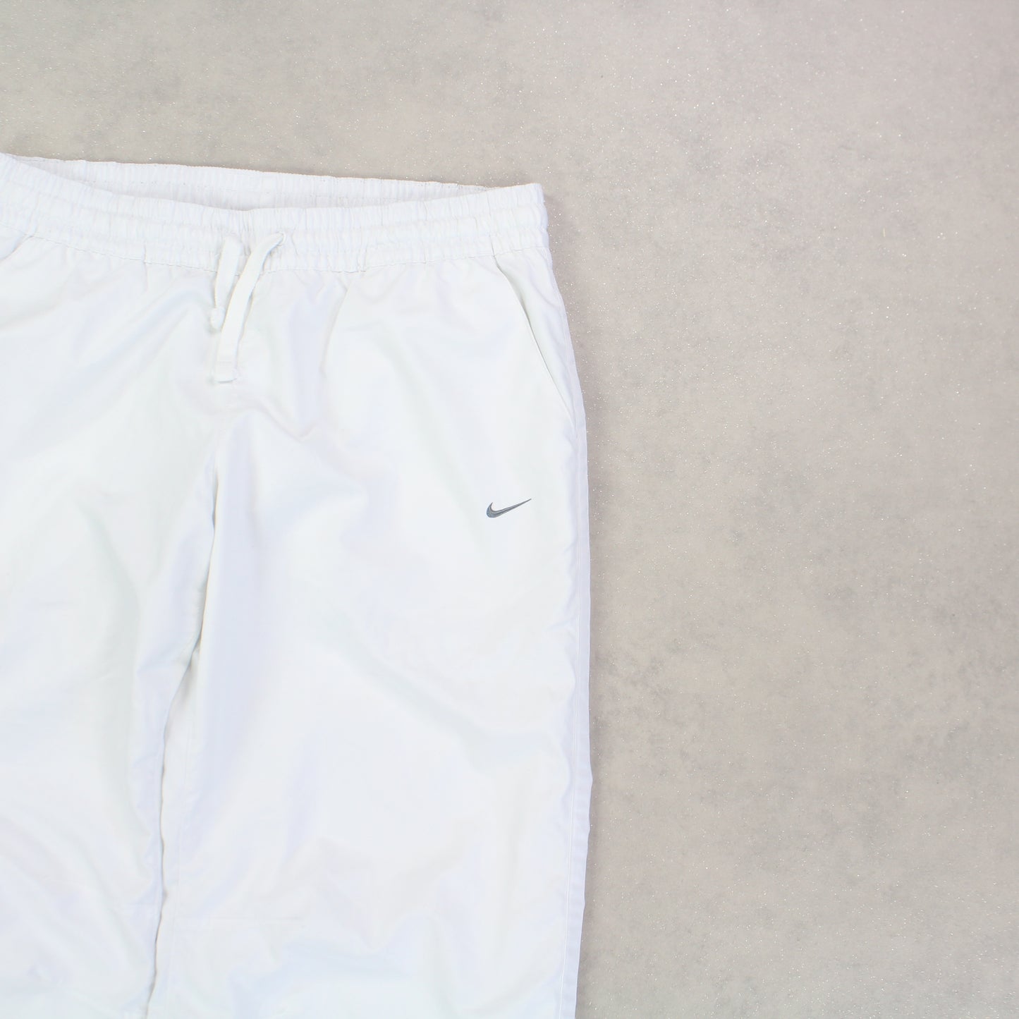 RARE 00s Nike Trackpants White - (M)