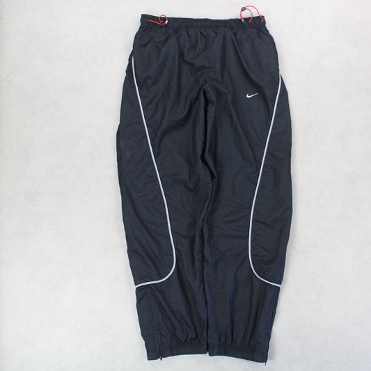 RARE Vintage 00s Nike Air Max Trackpants Black - (L)