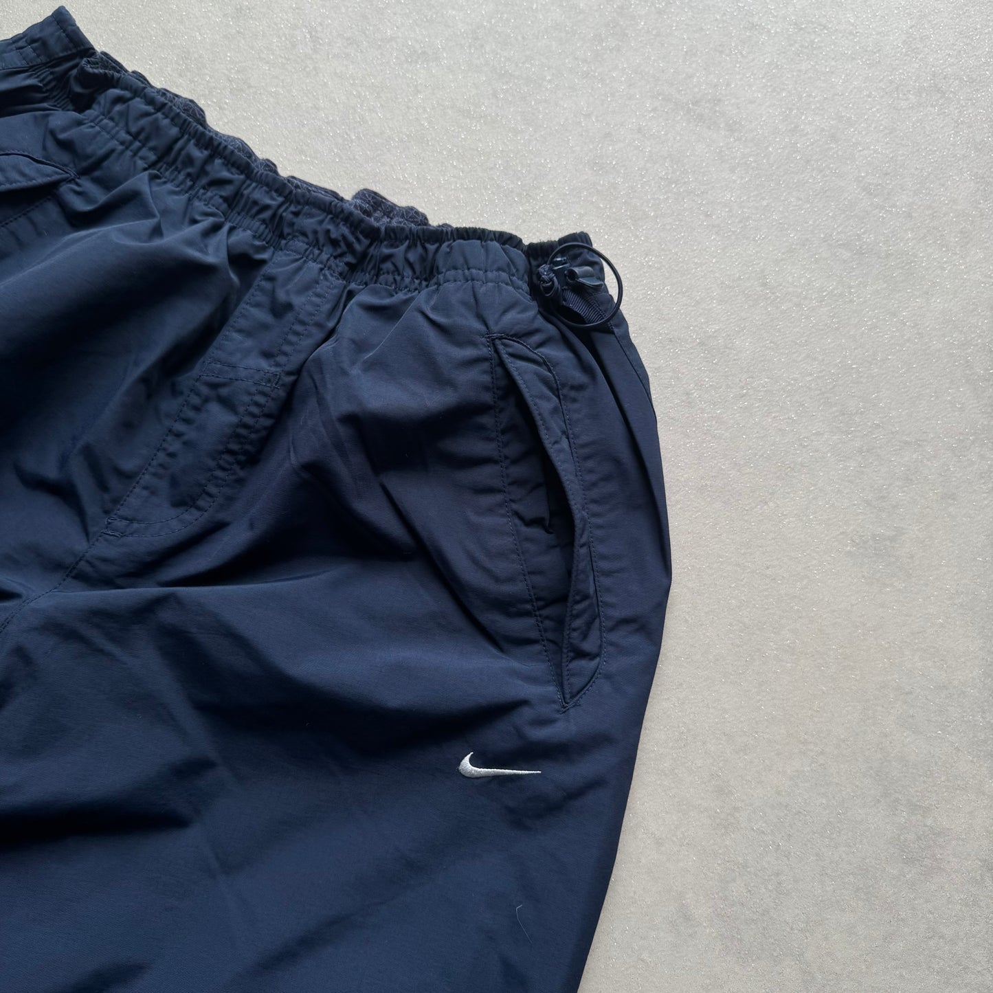 RARE 2000s Baggy Nike Trackpants Navy - (L)