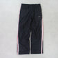 SUPER RARE 00s Nike Trackpants Black - (S)