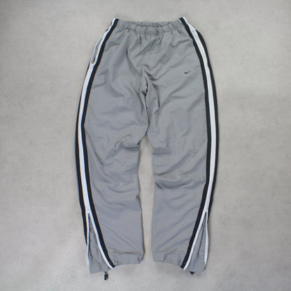 RARE 2000s Nike Trackpants Grey - (S)