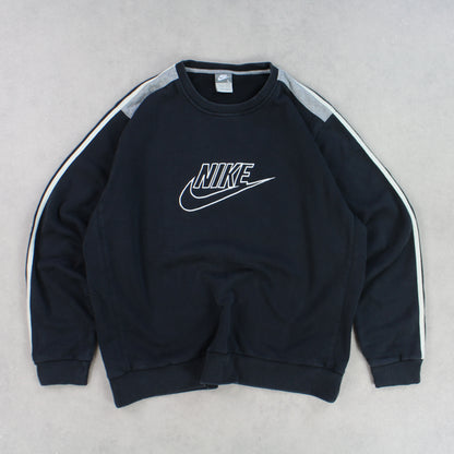 RARE 2000s Nike Sweatshirt Black - (L)