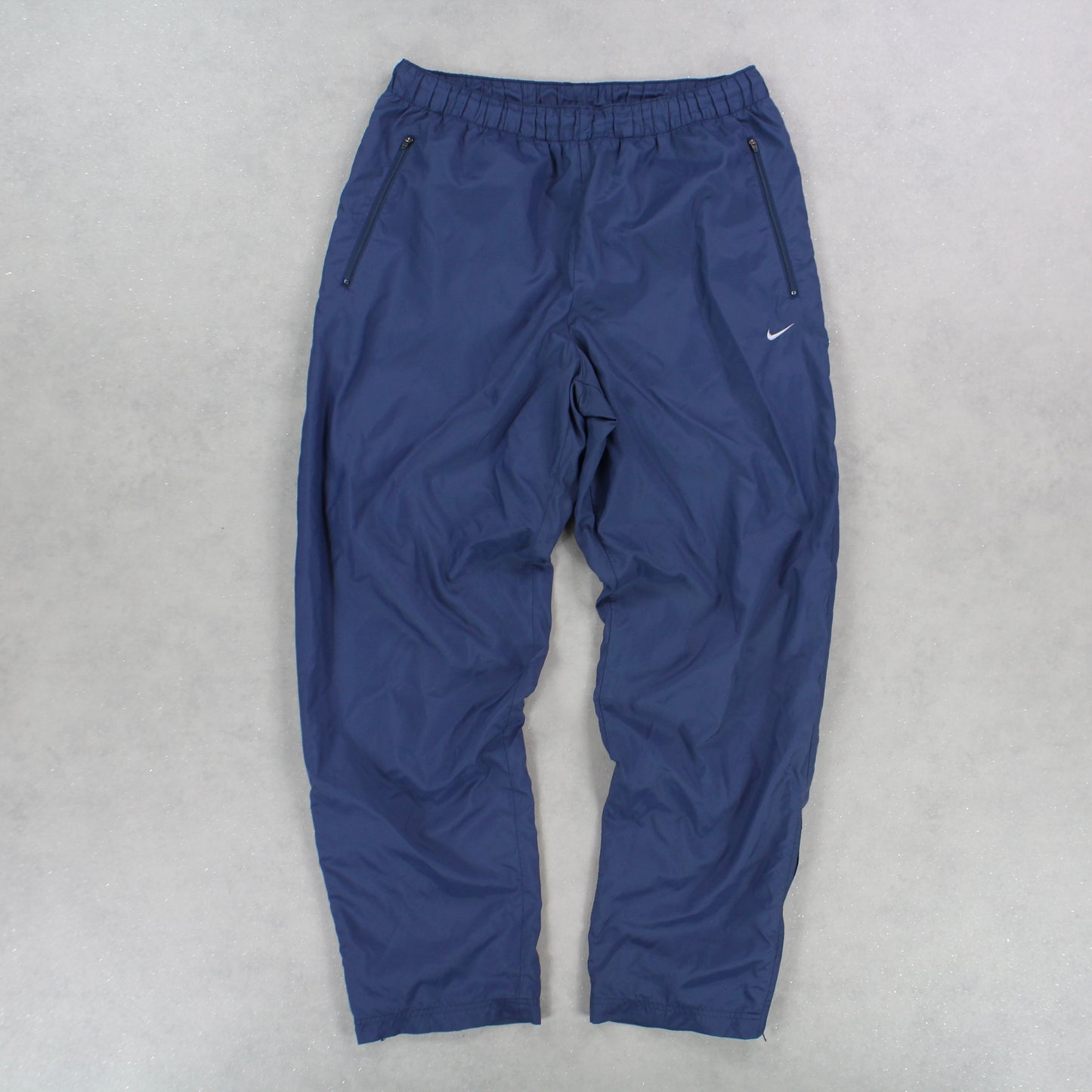 RARE 90s Baggy Nike Trackpants Blue - (L)