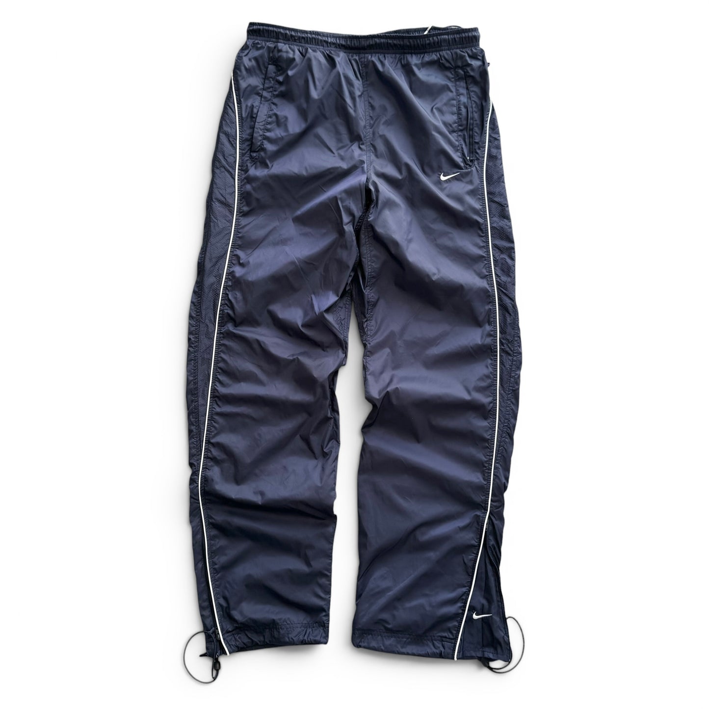 SUPER RARE 2000s Nike Trackpants Navy - (L)