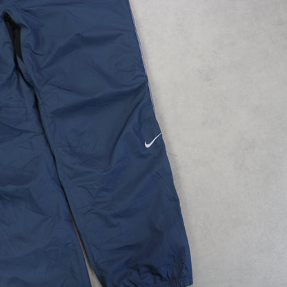 RARE 00s Nike Trackpants Blue - (XL)