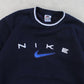 SUPER RARE 90s Nike Sweatshirt Navy - (S)