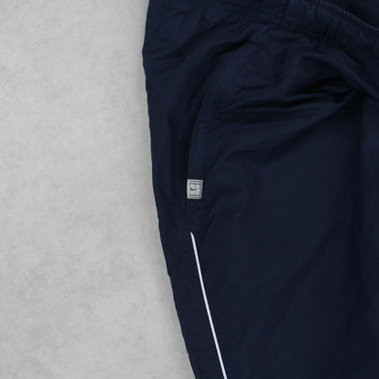 RARE 00s Baggy Nike Trackpants Navy - (XXL)