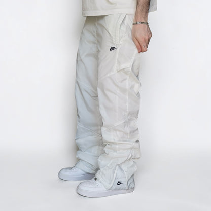 SUPER RARE 2000s Nike Trackpants White - (S)